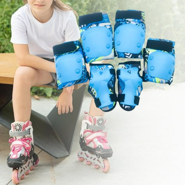 Protecciones Patines, Cojines para Rodillas Codo Niños Adulto Sharpla  Protector de rodilla con codo de patinaje