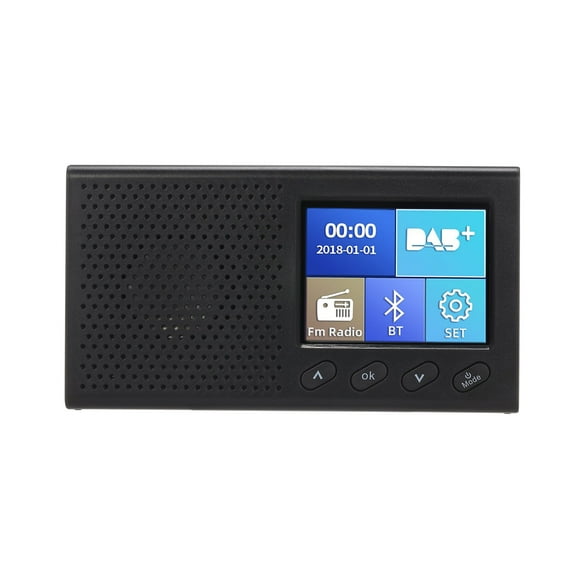 Avantree SP850 Radio FM portátil recargable con altavoz Bluetooth y tarjeta  SD reproductor de MP3 3 en 1, escaneo automático, pantalla LED, pequeño