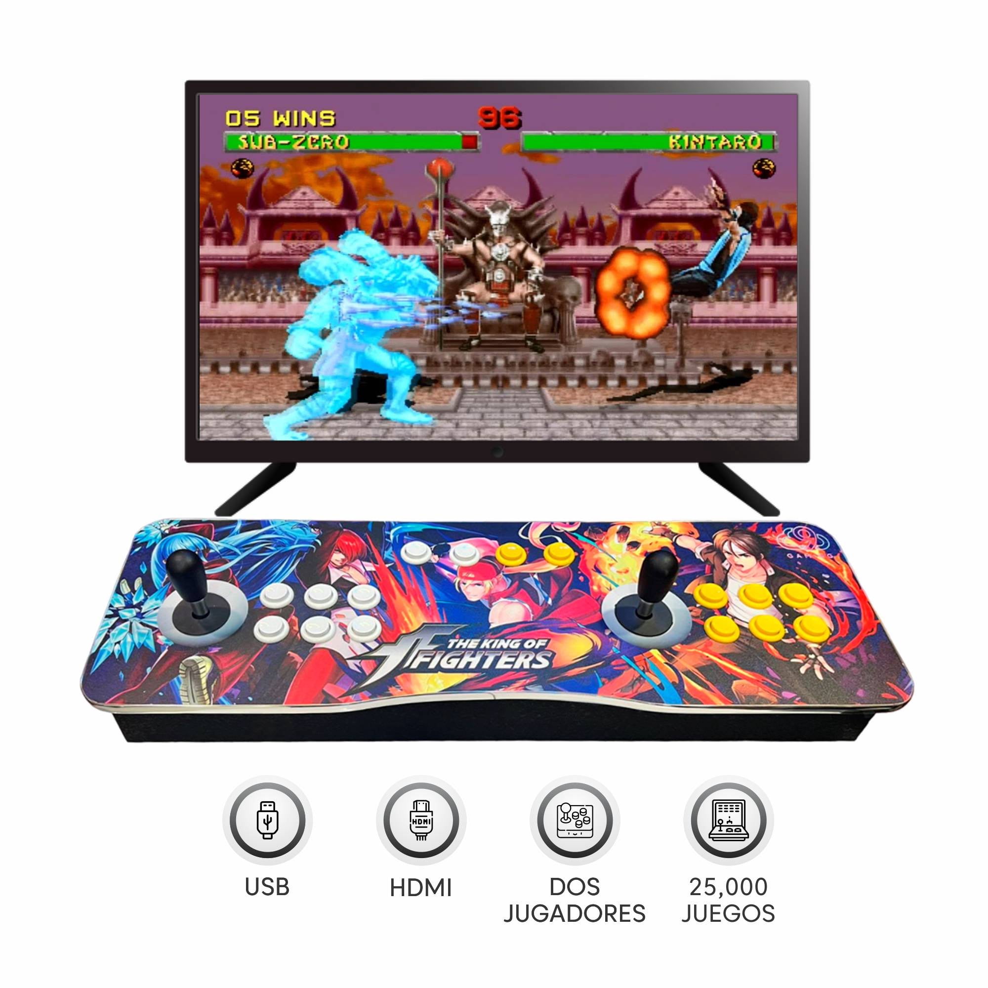 Tablero Arcade - 9 Cloud Store - KOF - +25,000 Juegos sin rellenos!! 9  cloud HDMI