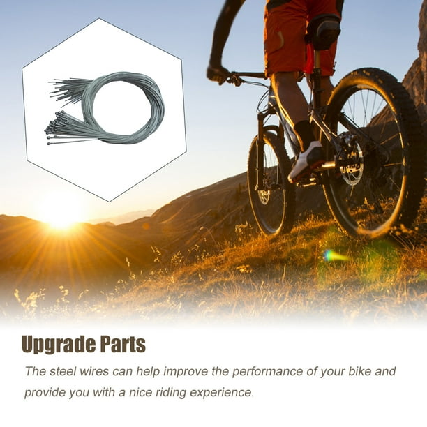 Cables de cambios para bicicleta de montaña o de carretera, interno, de  acero inoxidable, accesorios del