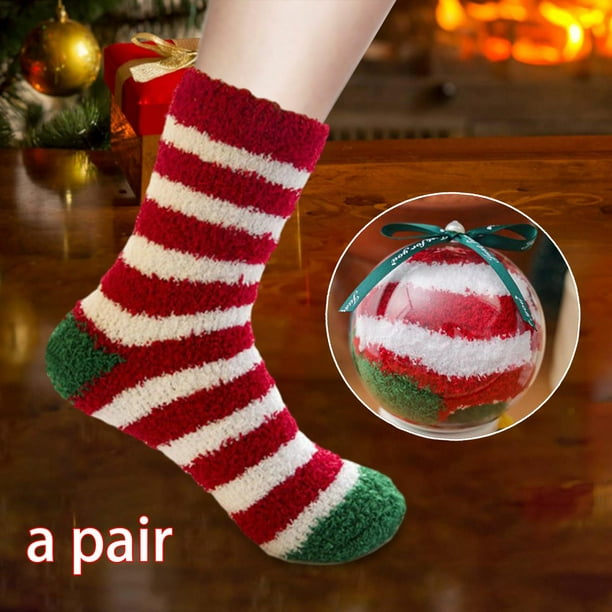 Divertidos calcetines de Navidad para mujer, divertidos regalos de Navidad  para mujeres, juego de calcetines de algodón acogedores