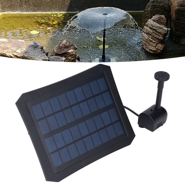 Kit De Bomba De Agua Solar, Bomba De Fuente Solar Con Energía Solar De 30 W  Con Panel Para Jardín De Estanque ANGGREK Kit de bomba de agua solar