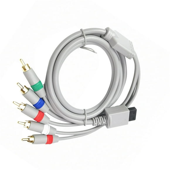 cable de audio rca conector de video componente de tv hd línea de cable av para nintendo wii u wii g methold el559600