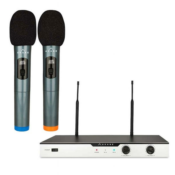 Karaoke profesional receptor 100 micrófono inalámbrico UHF
