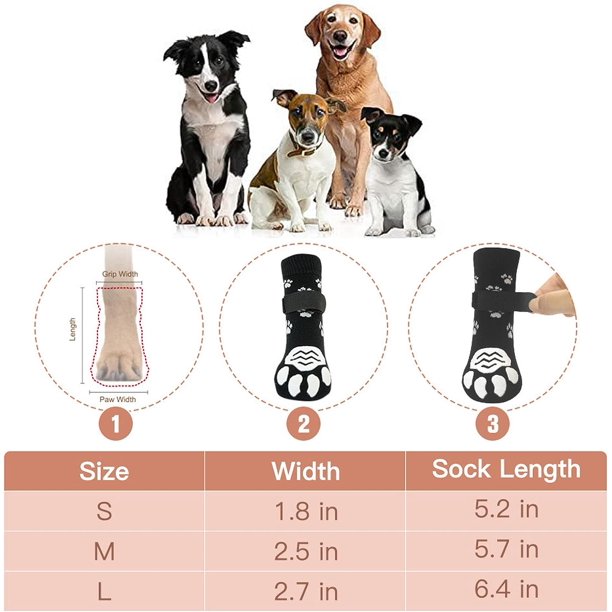 Calcetines para mascotas calcetines para perros botas de goma para perros  suministros para mascotas ANGGREK Otros