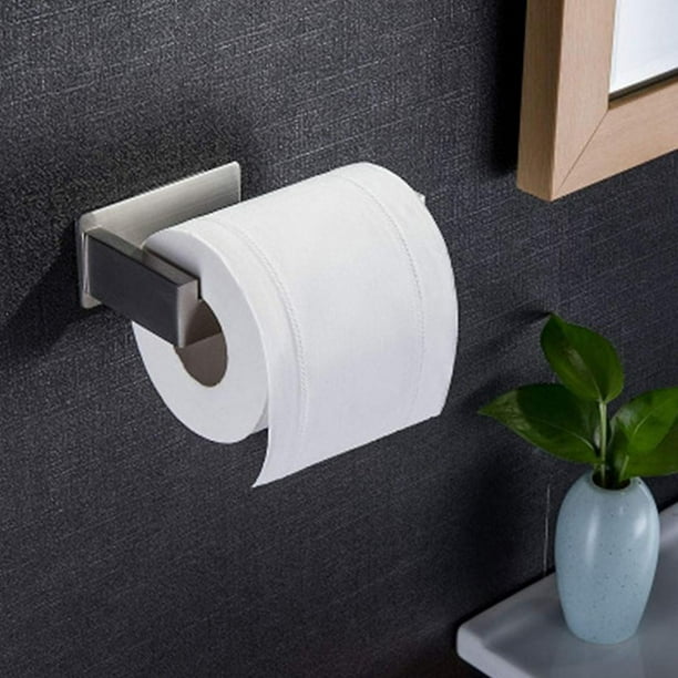 soporte papel higienico accesorios de cocina Portarrollos de papel  higiénico autoadhesivo, soporte de montaje en pared