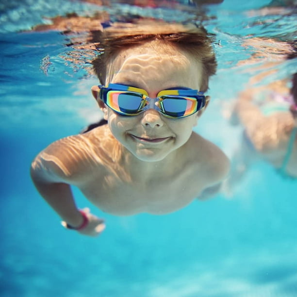 2 gafas de natación para buceo, máscara de natación, gafas de natación  subacuáticas, gafas de nariz para adultos y jóvenes