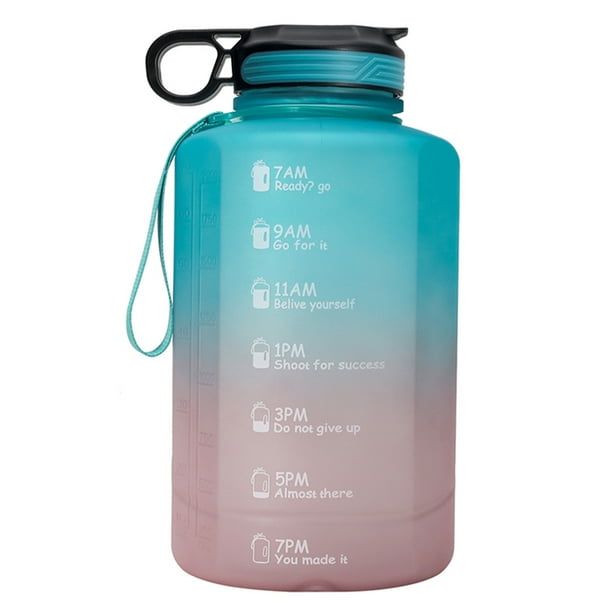 Botella De Agua Motivacional 1 Litro Deporte X10 U