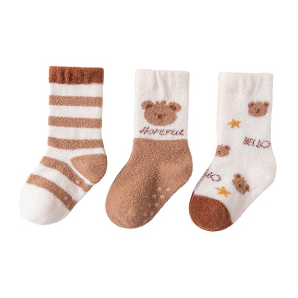 7 pares de calcetines antideslizantes para niños