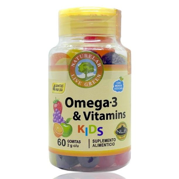 Vitaminas para Niños Nutrioso Omega 3 6 9 Belabear 100 Gomitas – Recibe  Xpress
