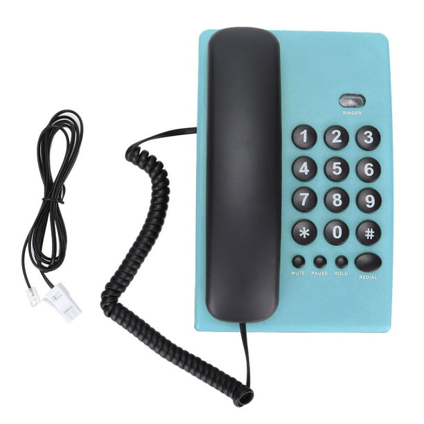 Teléfono fijo, teléfono con cable KXT504 Teléfono con cable Teléfono  residencial Diseño de próxima generación