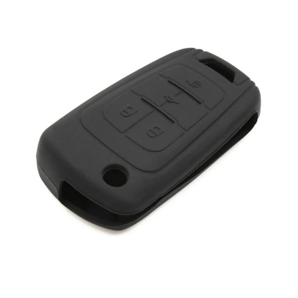 Silicona Negra Funda de Protección para 4-Botón Llavero Mando Remoto para  Coche Unique Bargains Caja de llave remota