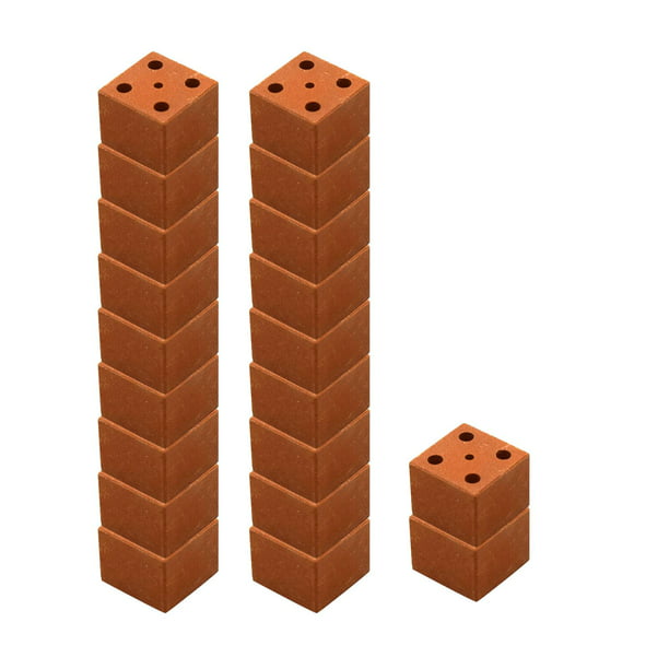 40 piezas de ladrillos en miniatura Mini ladrillos de pared para la  fabricación de modelos de DIY Baoblaze Ladrillos en miniatura