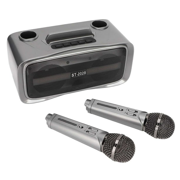 Equipo de Karaoke Profesional Inalámbrico, TONOR Bluetooth Sistema PA,  Altavoz Portátil con Dos Micrófonos Inalámbricos, Bola Luminosa para Karaoke  en Casa, Picnic y Fiestas en Casa y Exterior K20 : : Instrumentos