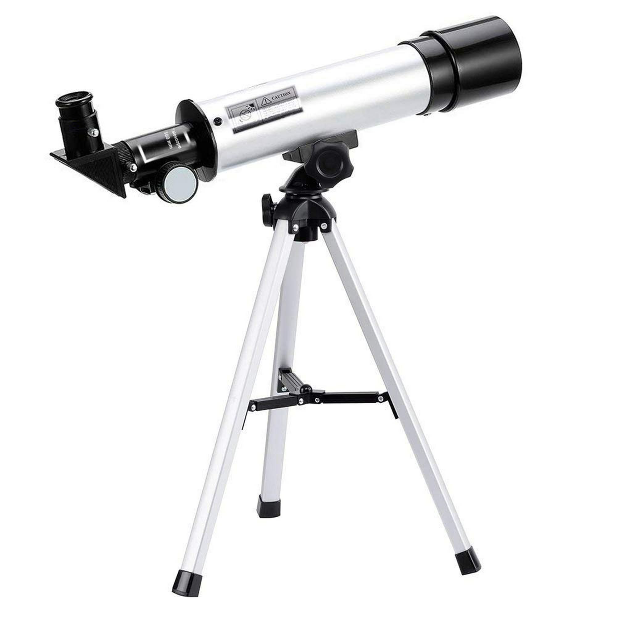Telescopio para astronomía, telescopio portátil, fácil de montar y usar,  ideal para niños y adultos principiantes, telescopio astronómico para luna