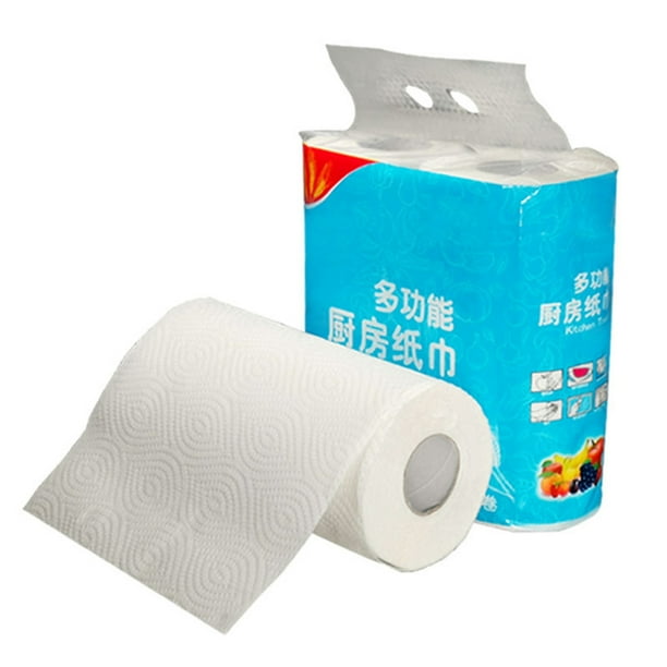 2 Rollos De Papel De Cocina, Toallas De Papel Absorbentes De Agua