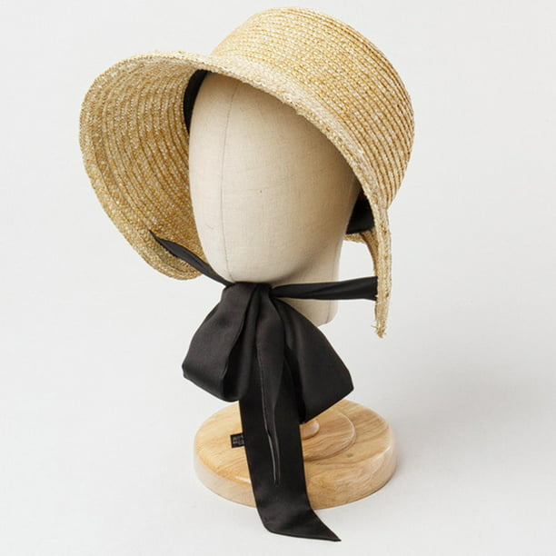 Sombreros de paja niñas sombreros de terre verano playa sombreros  auto-correa de la barbilla paja te Macarena Sombrero de playa para niños