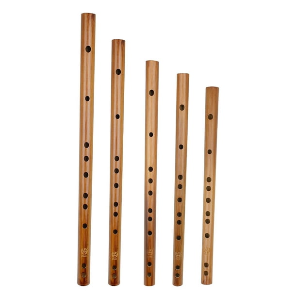 Regalo único, Flauta de Bambú de Madera India, Grabadora de Instrumentos Musicales, Tr Baoblaze flautas de madera de bambú | Walmart línea