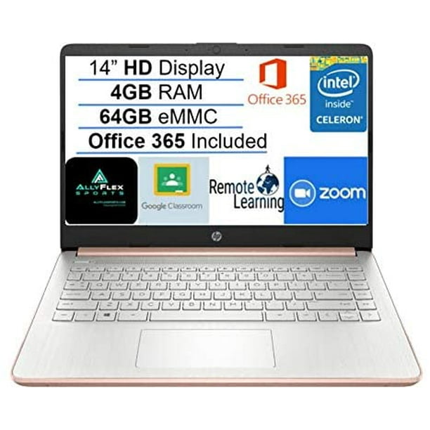 Laptop Hp Stream 14 4gb Celeron N4000 Win10 Rosa Dorado Bodega Aurrera En Línea 2525