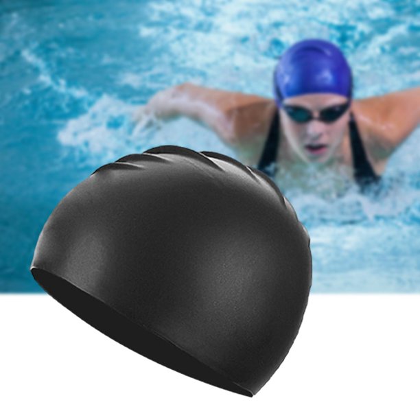 Gorros de natación con protección para las orejas, gorros de baño