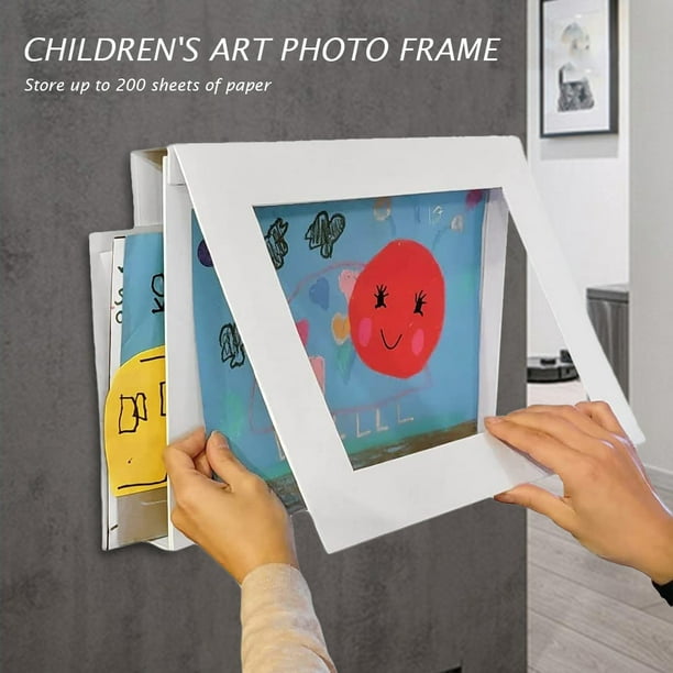 Marco de exhibición de dibujo para niños, decoración de pared DIY, marco de  pared, imagen de almacenamiento para el hogar y la Oficina