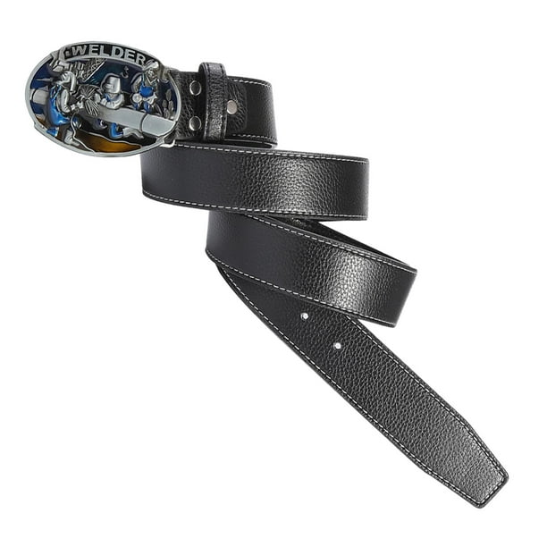 Cinturón de cuero informal, cinturón de tendencia, correa de cintura para  el trabajo, vestido de neg jinwen cinturones de cintura para hombres