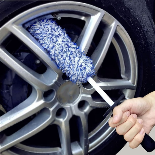 Herramientas de limpieza de coches Juego de cepillos para ruedas