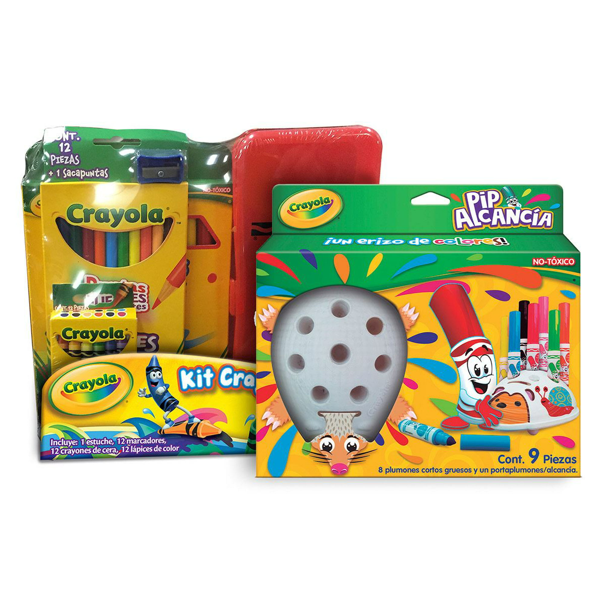 Kit Crayola Supertips 20 + Lápices De Colores 36 -oferta!