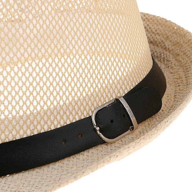 Sombrero de Mujer Hombre Verano de Paja Gorra de Panamá Transpirable  Protección Solar para Viaje Deporte Libre SG Salvador Sombrero de paja para  hombres