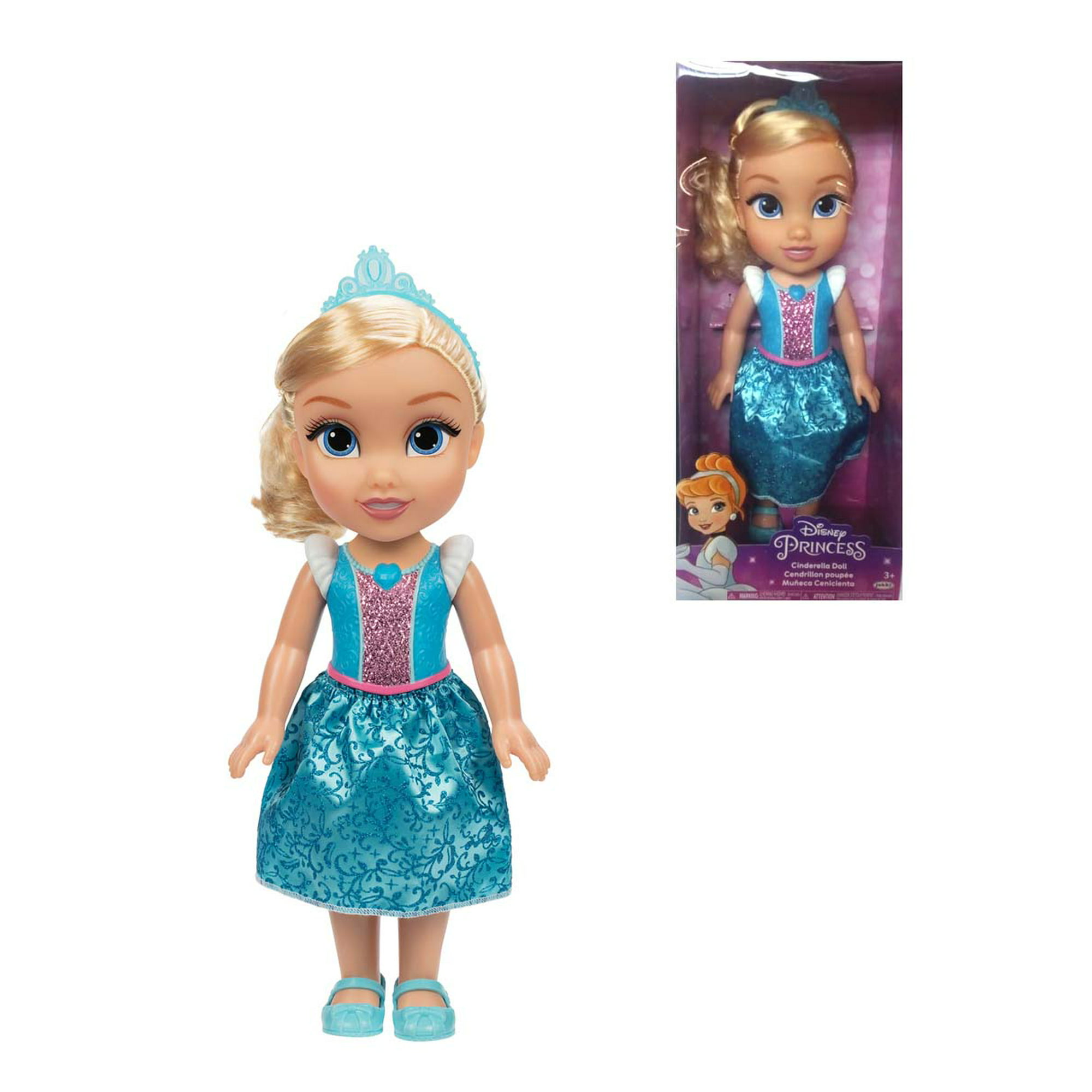 Disney Princesa Muñeca Cenicienta Toddler de 30 cms Disney Princess Disney  Toddler Cenicienta | Bodega Aurrera en línea