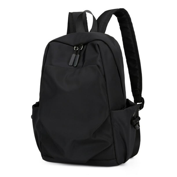 Mini Mochila pequeña de lona para hombre, bolso escolar de hombro negro,  impermeable, de diseñador, Fivean unisex