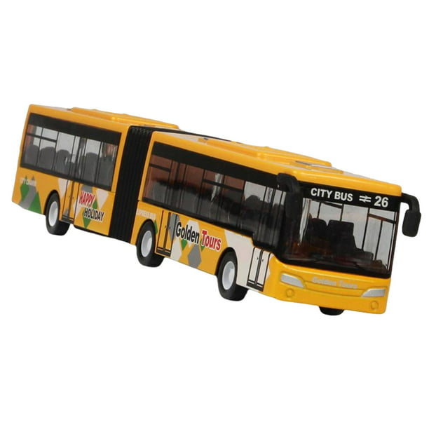 1/32 Modelo de autobús Juguete Decorativo Coleccionables Favores Regalos  duraderos Simulación para Niñas Principiantes Azul Sunnimix Coleccionables  de autobús