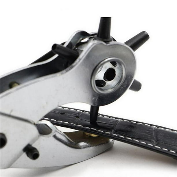 Perforadora de cuero con agujero plano, herramienta de perforación de  cinturón de alta dureza, conveniente de usar, perforadora de cinturón para