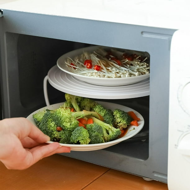 Accesorio multiusos para cocinar y calentar en el microondas