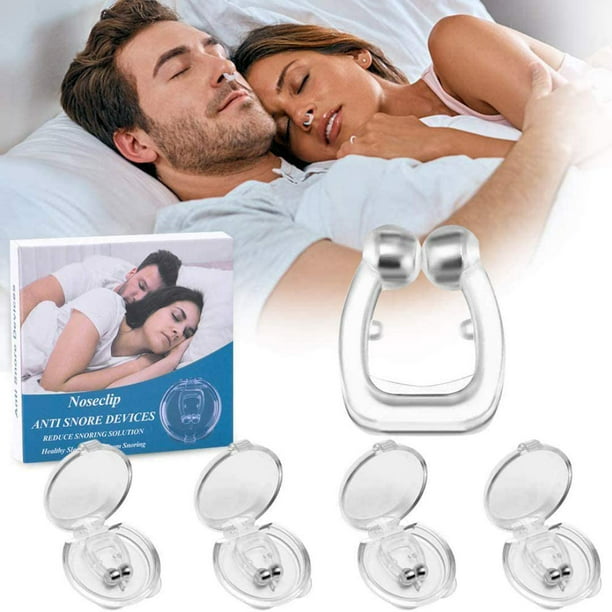 Mini dilatador Nasal transparente, Clip Nasal antirronquidos, equipo de  ayuda para dormir, dispositivo de respiración suave, tapón para ronquidos -  AliExpress