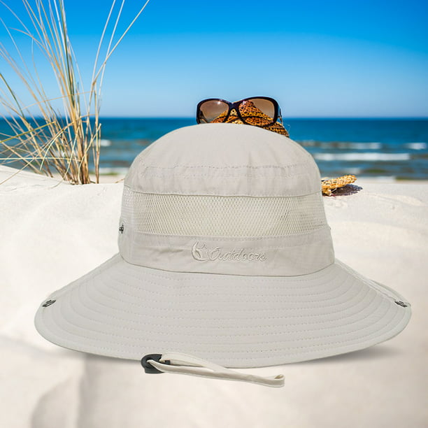 Sombreros De Protección Solar Gorro unisex anti-UV, transpirable, para  pesca, senderismo, cómodo para jardín (beige) Sywqhk Para Estrenar