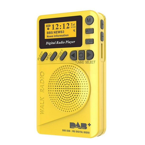 Pequeña Radio De Bolsillo,Radio Digital Portátil Bluetooth Radios Digitales  Portátiles Diseño De Próxima Generación