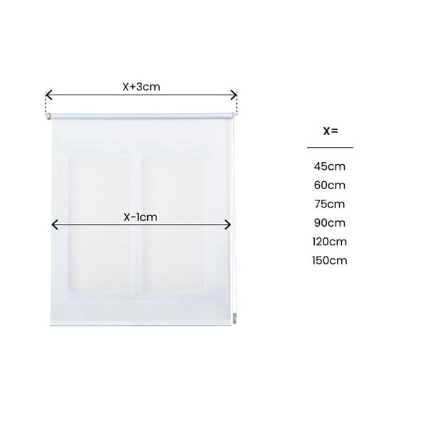 Persiana Enrollable Traslúcida Roll-up Piedra 100cmx250cm Stor Planet RE