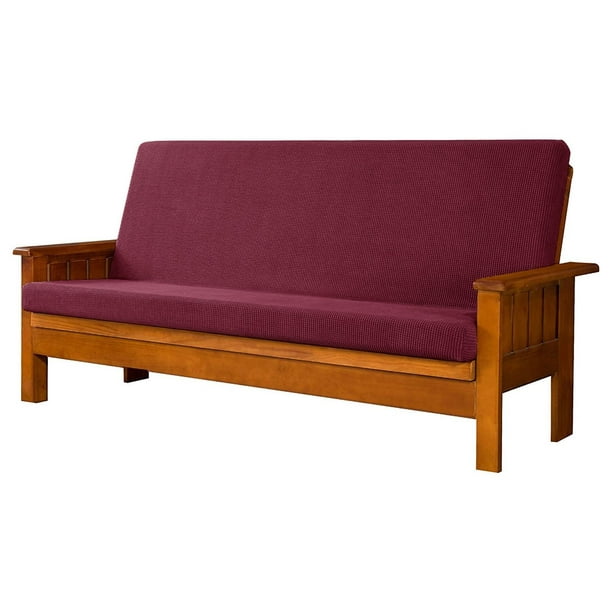 ShowyLive Funda de sofá cama sin brazos, funda elástica plegable para sofá  cama sin reposabrazos, funda de futón ajustada todo incluido, funda de