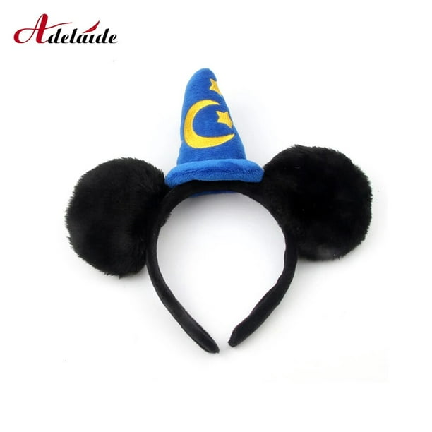 Disfraz de Mickey Mouse para niño y niña, sombrero con orejas