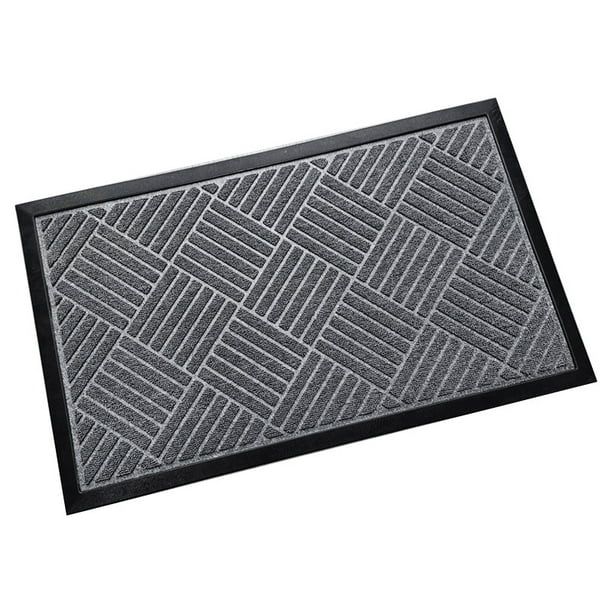 Tapete para puerta (30x17.5, negro), tapete de bienvenida duradero Tapete  de piso de perfil bajo Tapete para puerta frontal Tapete para interior y