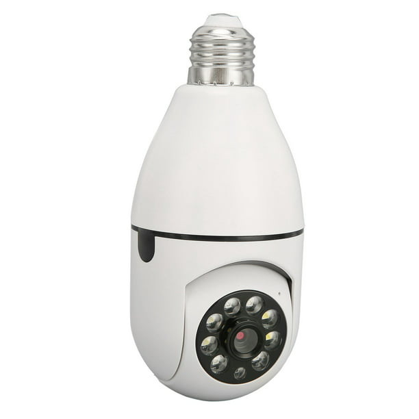 Cámara de seguridad con bombilla inalámbrica cámara de seguridad con  bombilla 1080P Soporte inteligente Detección de movimiento para el hogar  por la noche