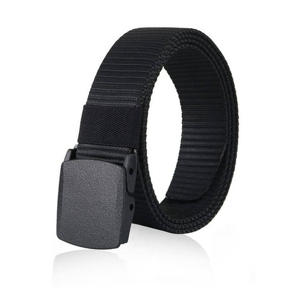 1pc men 15inch quick dry belt nylon belt adjustable slide plastic buckle web canvas belt for daily life