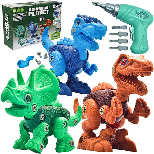Juguetes de dinosaurio para niños de 3, 4, 5 años, juguetes de dinosaurios  para niños de 3 a 5 a 7 años, figuras de dinosaurio, tapete de juego de