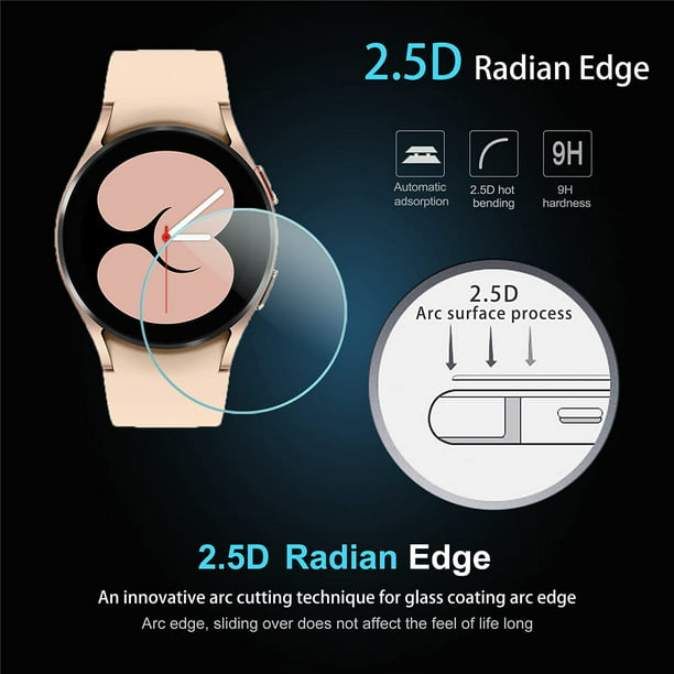 Kit Manilla Correa Y Vidrio Templado Protector Para Reloj Samsung Galaxy  Watch 42mm Color Gris
