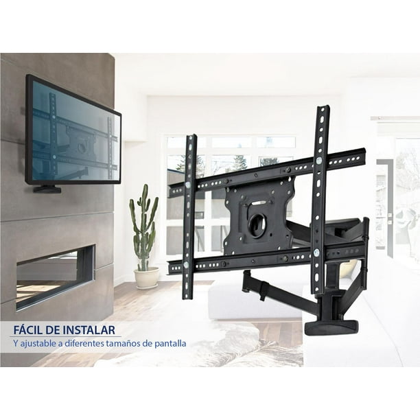 Soporte para TV, de pared, movimiento articulado, pantallas curvas o planas  de 37 a 70 de máximo 50 kg