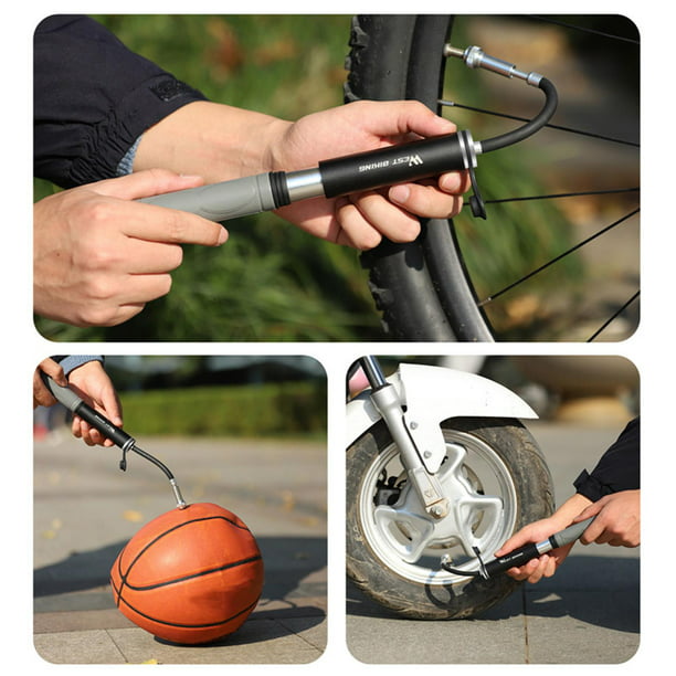 Bomba De Aire Manual Para Bicicleta, Infdor, Ciclismo Para Bicicleta,  Pelota , Fútbol, ​​fútbol Sunnimix Mini bomba de bicicleta