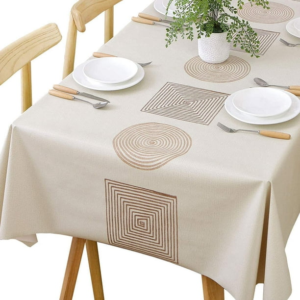 Mantel individual de plástico y polipropileno para hostelería, hogar,  cafetería, restaurante, diámetro de 38 cm, color oro.