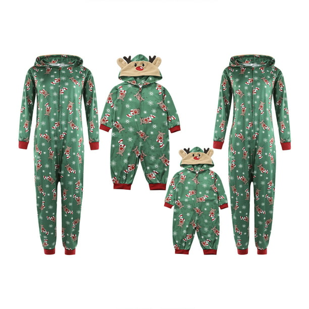 Mal funcionamiento doce Opcional Nituyy Traje de Navidad a cuadros con capucha pijama-Bebé-0-3 meses Nituyy  mono | Walmart en línea
