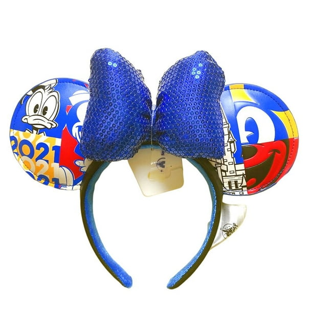 Diadema Original con orejas de Mickey de Disney, diadema para Cosplay de  Disneyland Little World, diadema para fiesta, accesorio para el cabello  para